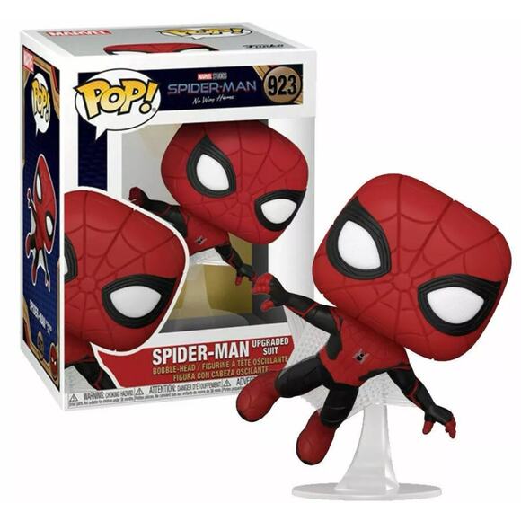 Spider-Man: No Way Home Spider-Man Upgraded Suit Funko Pop! Figure #923 - Picture 3 of 3